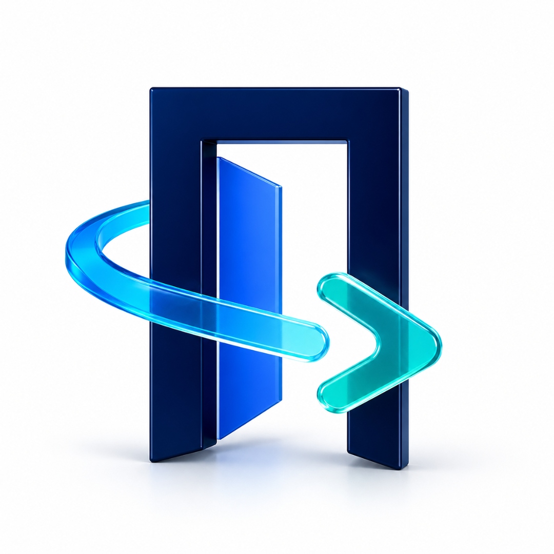 Boomerang Pass — a boomerang circling a classroom doorway.